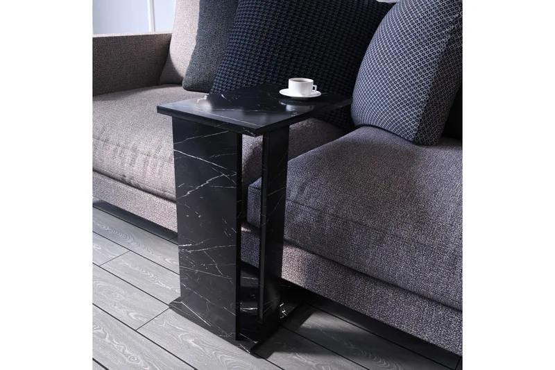 Mellberg Sidobord - Svart - Möbler - Vardagsrum - Soffbord & vardagsrumsbord - Sidobord & lampbord