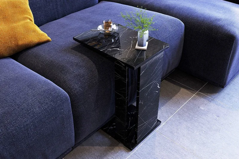 Mellberg Sidobord - Svart - Möbler - Vardagsrum - Soffbord & vardagsrumsbord - Sidobord & lampbord