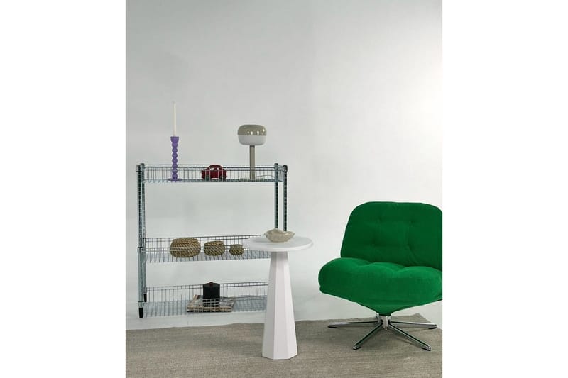 Sidobord Miu Vit - Vit - Möbler - Vardagsrum - Soffbord & vardagsrumsbord - Brickbord