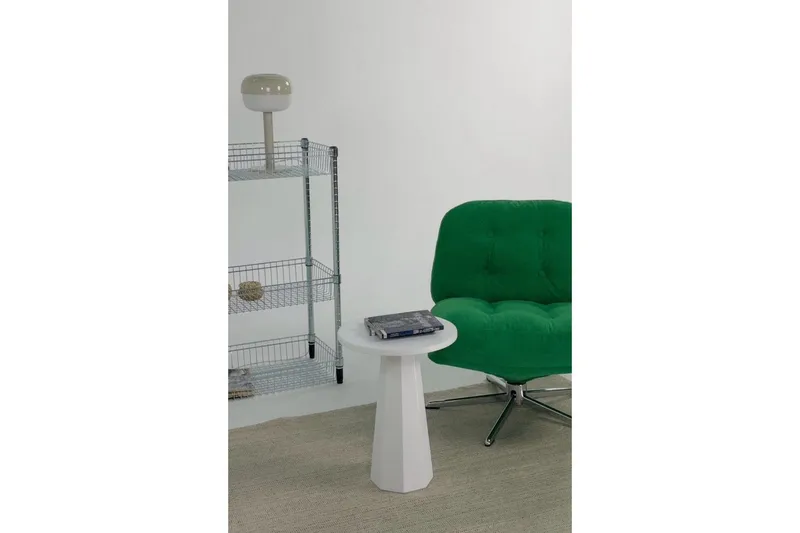 Sidobord Miu Vit - Vit - Möbler - Vardagsrum - Soffbord & vardagsrumsbord - Brickbord