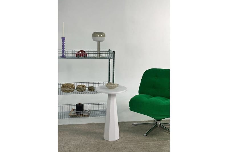 Sidobord Miu Vit - Vit - Möbler - Vardagsrum - Soffbord & vardagsrumsbord - Brickbord