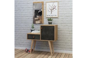 Mod Design Sidobord - Grå/Trä - Möbler - Vardagsrum - Soffbord & vardagsrumsbord - Sidobord & lampbord
