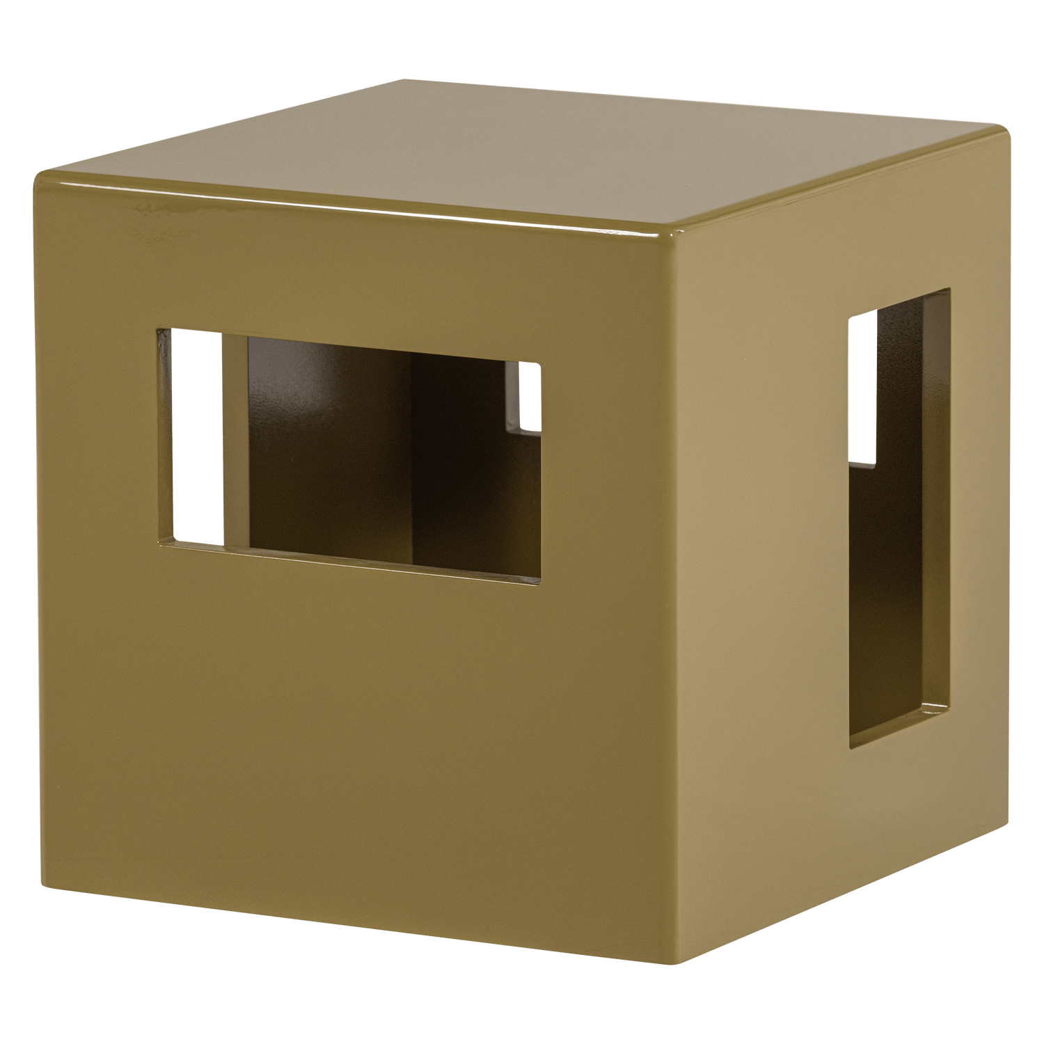 sidobord modern 40 cm - honungsgul