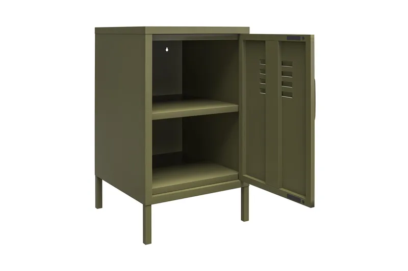 Moriah Sidobord 38x40 cm Olivgrön - Dorel Home - Möbler - Vardagsrum - Soffbord & vardagsrumsbord - Sidobord & lampbord