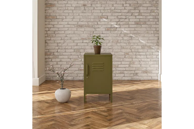 Moriah Sidobord 38x40 cm Olivgrön - Dorel Home - Möbler - Vardagsrum - Soffbord & vardagsrumsbord - Sidobord & lampbord