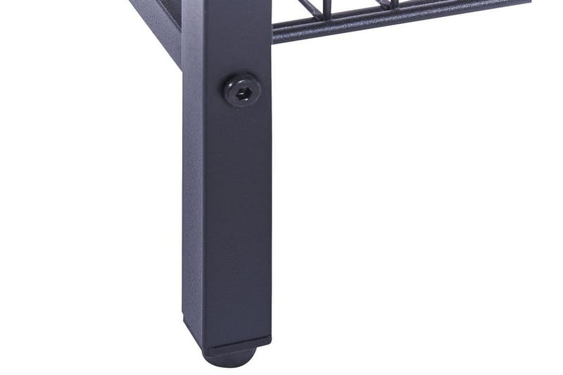 Sidobord mörkt trä med svart KENNER Black||Dark wood - Möbler - Vardagsrum - Soffbord & vardagsrumsbord - Brickbord