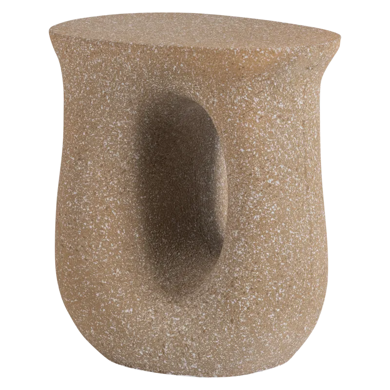 Sidobord Moson 40 cm, Beige