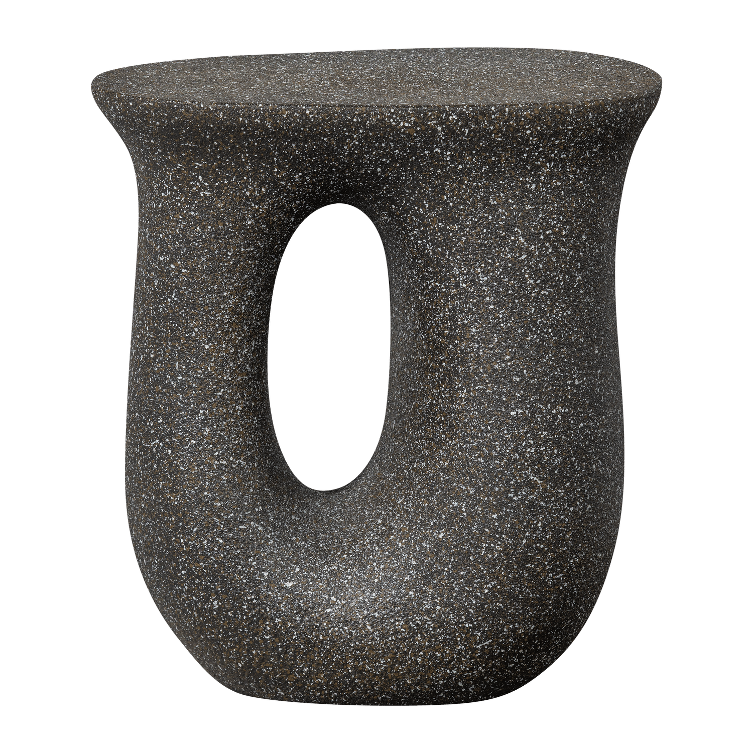 sidobord moson 40 cm - svart