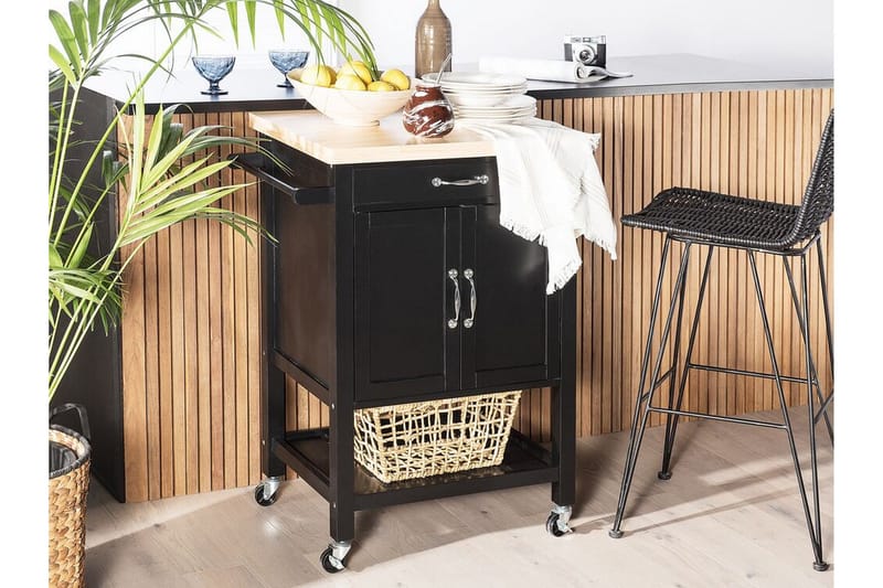 Mylove Serveringsvagn - Svart - Möbler - Vardagsrum - Soffbord & vardagsrumsbord - Sidobord & lampbord