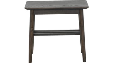 Sidobord Olsund med Hylla - Brun, vitpigmenterad - Möbler - Vardagsrum - Soffbord & vardagsrumsbord - Brickbord