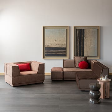 Sidobord Orivo 40 cm Rund - Gammalrosa - Möbler - Vardagsrum - Soffbord & vardagsrumsbord - Brickbord