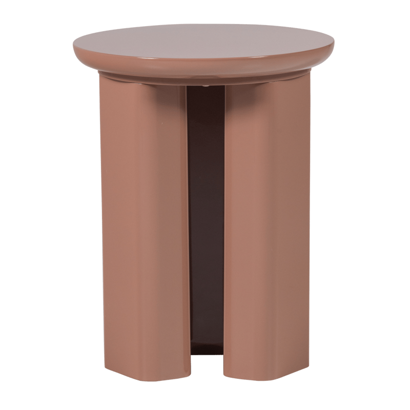 Sidobord Orivo 40 cm Rund - Gammalrosa - Möbler - Vardagsrum - Soffbord & vardagsrumsbord - Brickbord