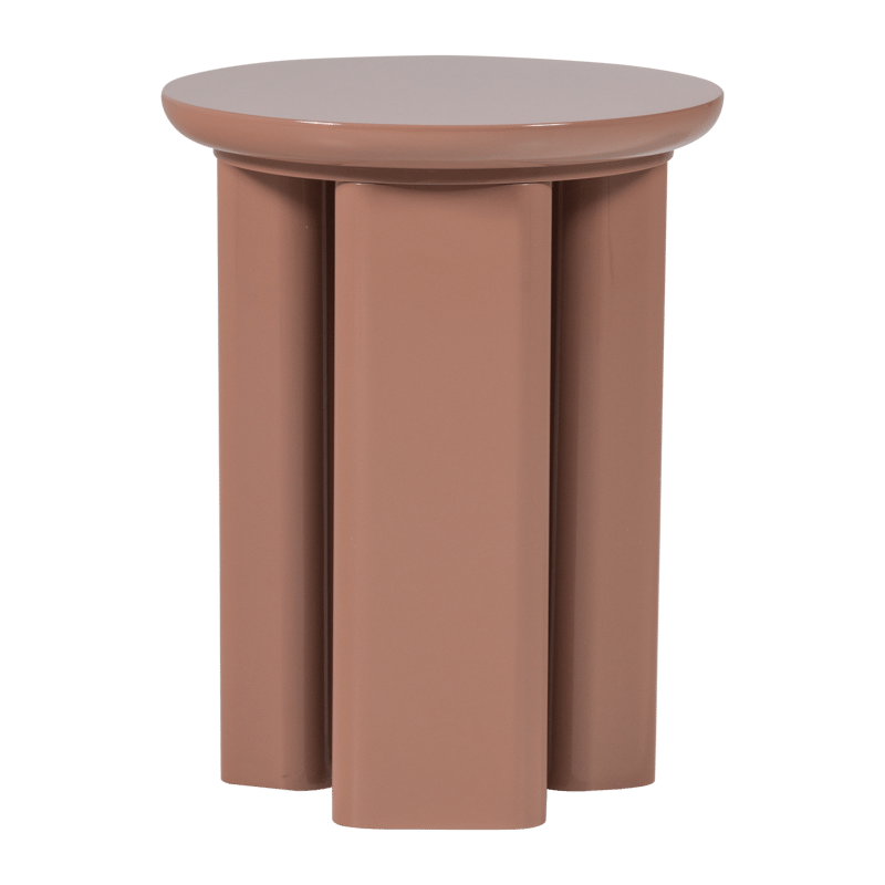 Sidobord Orivo 40 cm Rund - Gammalrosa - Möbler - Vardagsrum - Soffbord & vardagsrumsbord - Brickbord