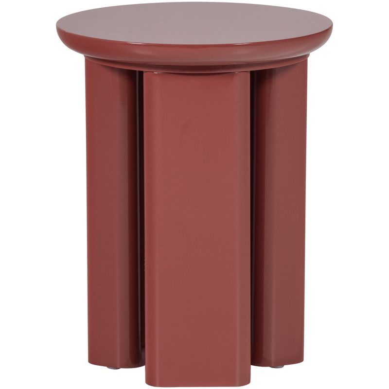 Sidobord Orivo 40 cm Rund - Röd/Rosa - Möbler - Vardagsrum - Soffbord & vardagsrumsbord - Brickbord