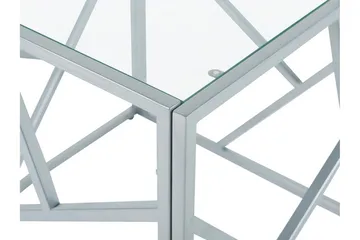 Orland Sidobord 50 cm - Silver - Möbler - Vardagsrum - Soffbord & vardagsrumsbord - Sidobord & lampbord