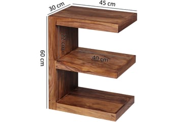 Ovingdean Sidobord 45 cm - Trä/natur - Möbler - Vardagsrum - Soffbord & vardagsrumsbord - Sidobord & lampbord