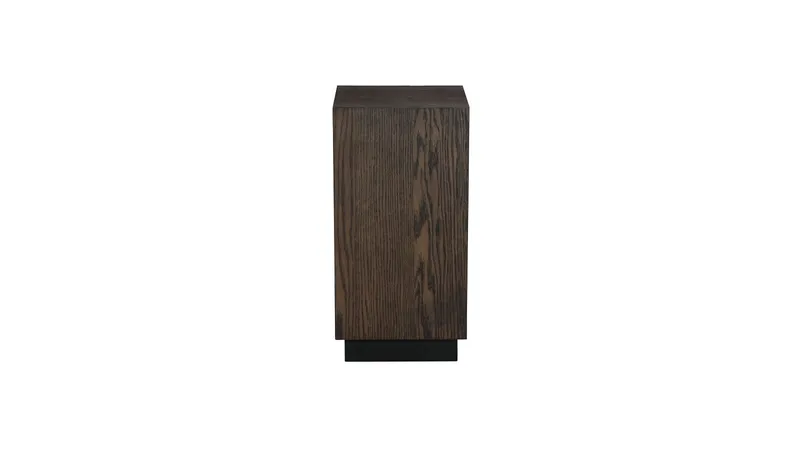 Piedestal Vargen 60 cm - Brunlackad ek - Möbler - Vardagsrum - Soffbord & vardagsrumsbord - Sidobord & lampbord - Piedestal & pelarbord