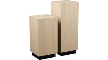Piedestal Vargen 60 cm - Vitpigmenterad ek - Möbler - Vardagsrum - Soffbord & vardagsrumsbord - Sidobord & lampbord - Piedestal & pelarbord