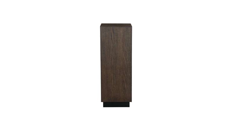 Piedestal Vargen 80 cm - Brunlackad ek - Möbler - Vardagsrum - Soffbord & vardagsrumsbord - Sidobord & lampbord - Piedestal & pelarbord
