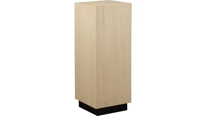 Piedestal Vargen 80 cm - Vitpigmenterad ek - Möbler - Vardagsrum - Soffbord & vardagsrumsbord - Sidobord & lampbord - Piedestal & pelarbord