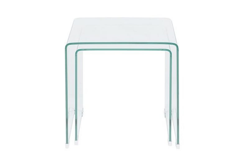 Prestina Sidobord 2-Pack - Transparent - Möbler - Vardagsrum - Soffbord & vardagsrumsbord - Sidobord & lampbord
