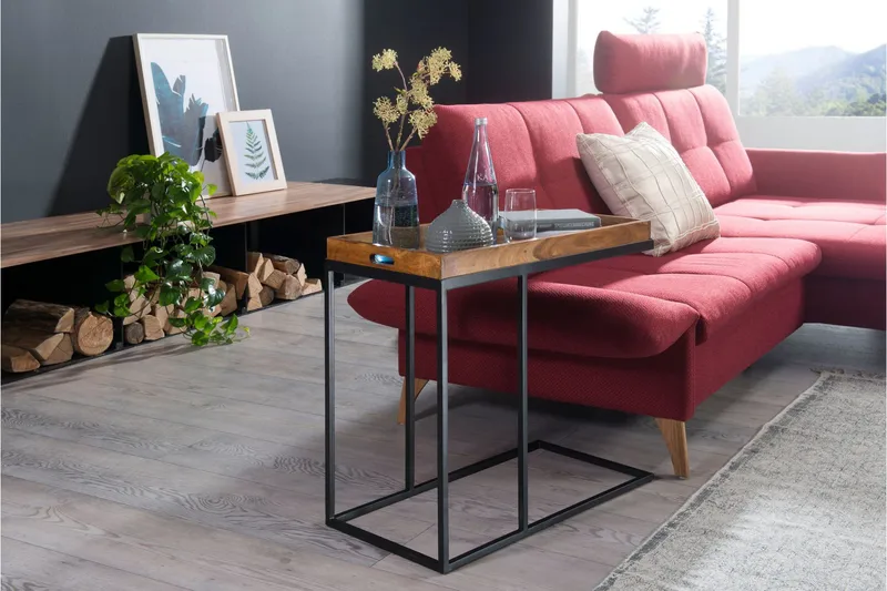 Raistlin Sidobord 69 cm - Trä/natur - Möbler - Vardagsrum - Soffbord & vardagsrumsbord - Sidobord & lampbord