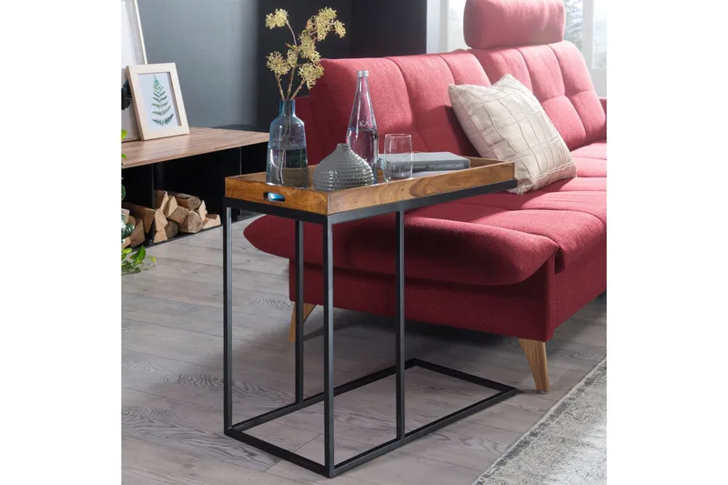 Raistlin Sidobord 69 cm - Trä/natur - Möbler - Vardagsrum - Soffbord & vardagsrumsbord - Sidobord & lampbord