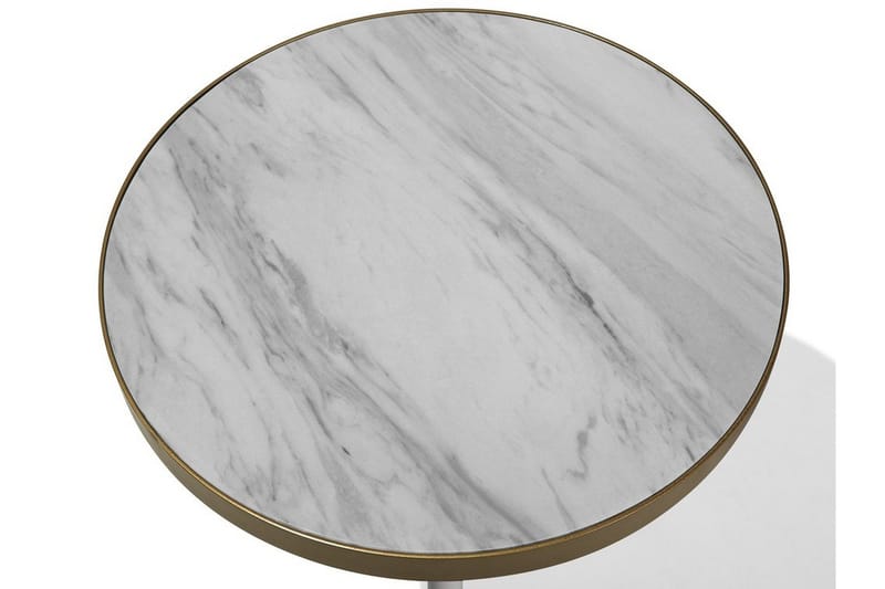 Ramona Sidobord 44 cm - Vit - Möbler - Vardagsrum - Soffbord & vardagsrumsbord - Sidobord & lampbord