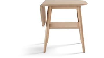Sidobord Ravik med Klaff - Vitpigmenterad - Möbler - Vardagsrum - Soffbord & vardagsrumsbord - Brickbord