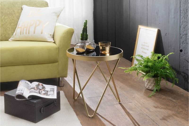 Reineck Sidobord 42 cm - Guld - Möbler - Vardagsrum - Soffbord & vardagsrumsbord - Sidobord & lampbord