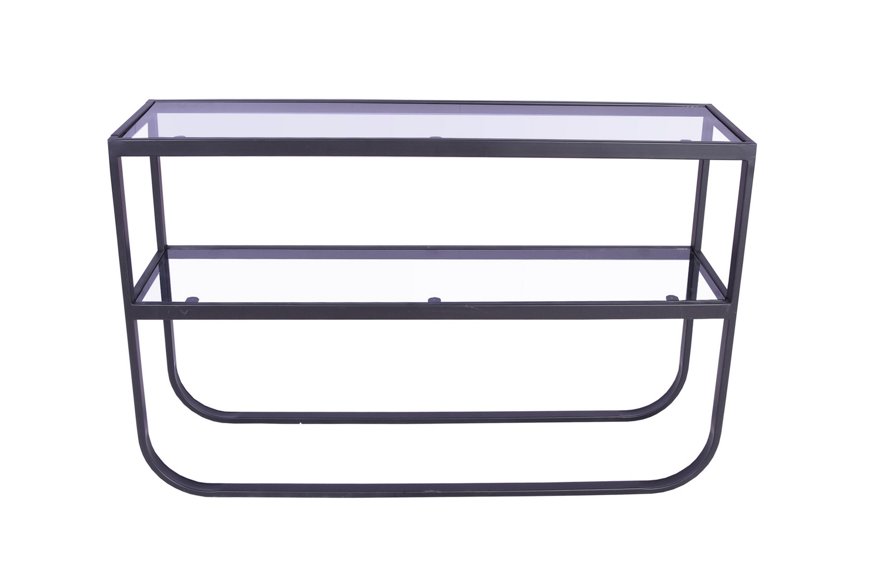 rocker sidobord - svart/grå