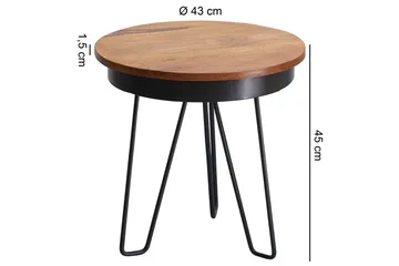 Roetter Sidobord 43 cm - Möbler - Vardagsrum - Soffbord & vardagsrumsbord - Sidobord & lampbord