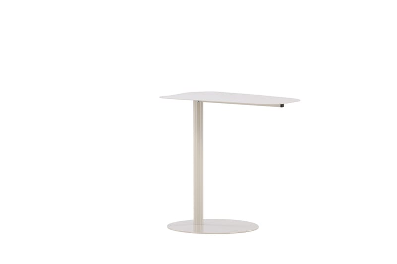 San Jose Sidobord 50x38 cm - Beige - Möbler - Vardagsrum - Soffbord & vardagsrumsbord - Sidobord & lampbord