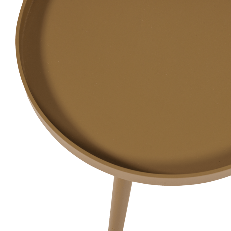 Sidobord Sasha 41 cm Rund - Honungsgul - Möbler - Vardagsrum - Soffbord & vardagsrumsbord - Brickbord