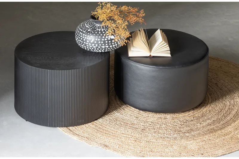 Senan Sidobord 60 cm Runt - Svart - Möbler - Vardagsrum - Soffbord & vardagsrumsbord - Sidobord & lampbord