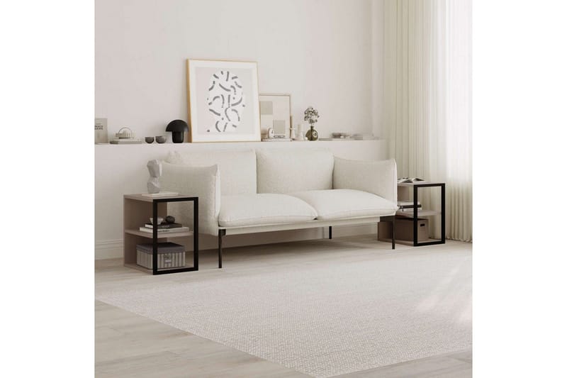 Sidobord Set Kelinmoor Ljus Mocha - Ljus Mocha - Möbler - Vardagsrum - Soffbord & vardagsrumsbord - Brickbord