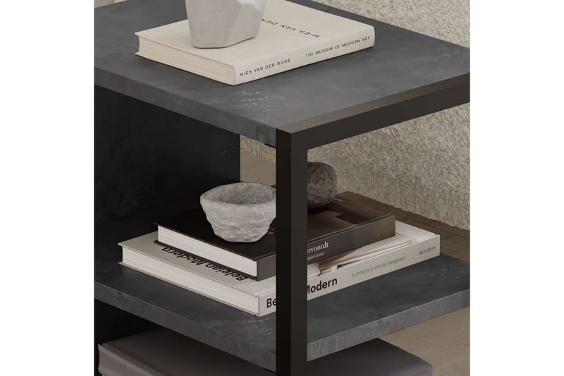 Sidobord Set Kelinmoor Retro Grå - Retro Grå - Möbler - Vardagsrum - Soffbord & vardagsrumsbord - Brickbord