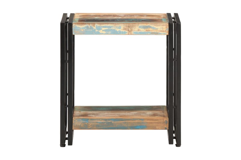 Sidobord 40x30x40 cm massivt återvunnet trä - Flerfärgad - Möbler - Vardagsrum - Soffbord & vardagsrumsbord - Sidobord & lampbord