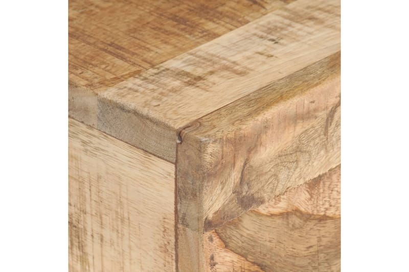 Sidobord 40x30x50 cm massivt grovt mangoträ - Brun - Brickbord - Bord - Sidobord & lampbord