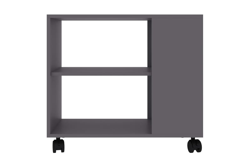 Sidobord grå 70x35x55 cm spånskiva - Grå - Brickbord - Bord - Sidobord & lampbord