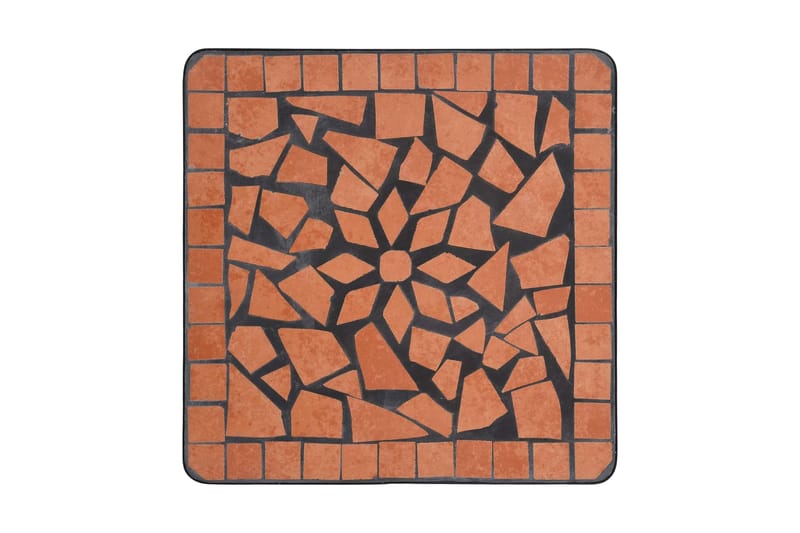 Sidobord i mosaik terrakotta keramik - Brun - Utemöbler - Trädgårdsbord & Utebord - Cafebord