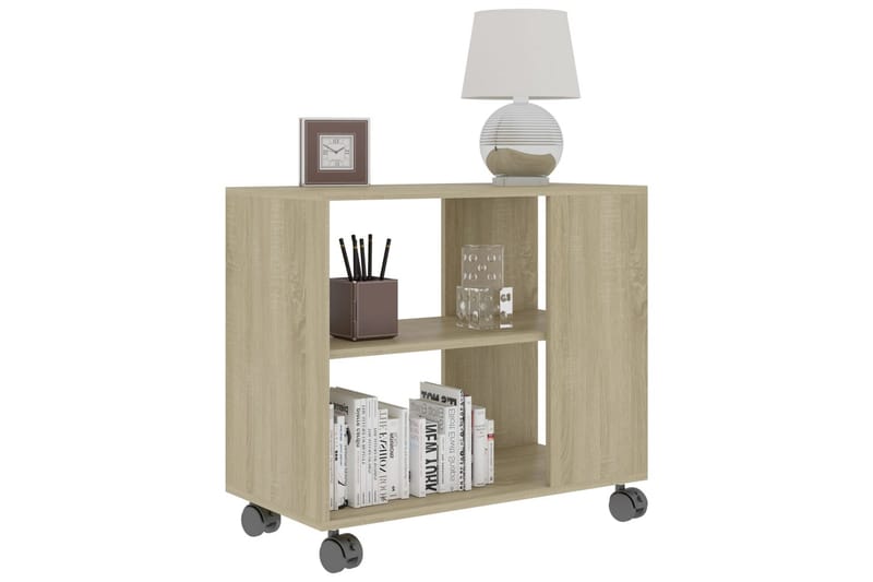 Sidobord sonoma-ek 70x35x55 cm spånskiva - Brun - Möbler - Vardagsrum - Soffbord & vardagsrumsbord - Sidobord & lampbord