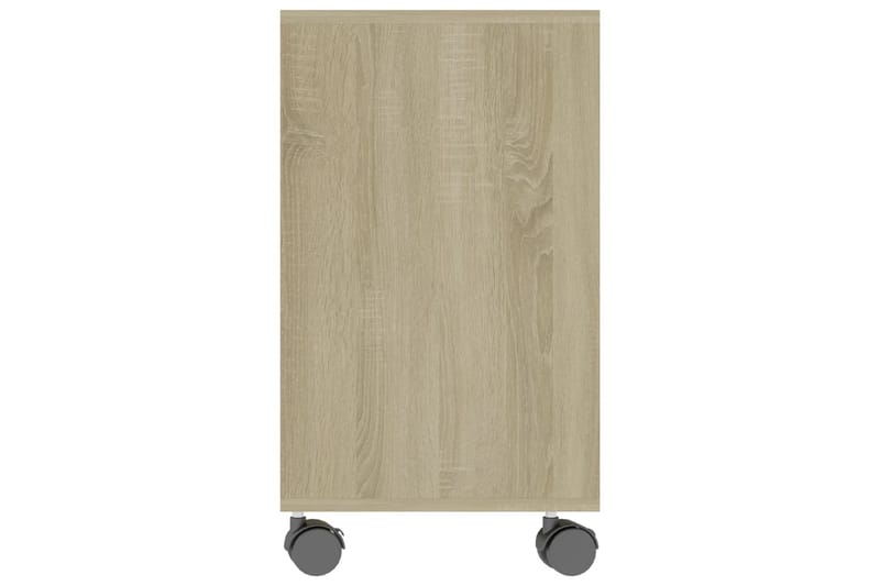 Sidobord sonoma-ek 70x35x55 cm spånskiva - Brun - Brickbord - Bord - Sidobord & lampbord