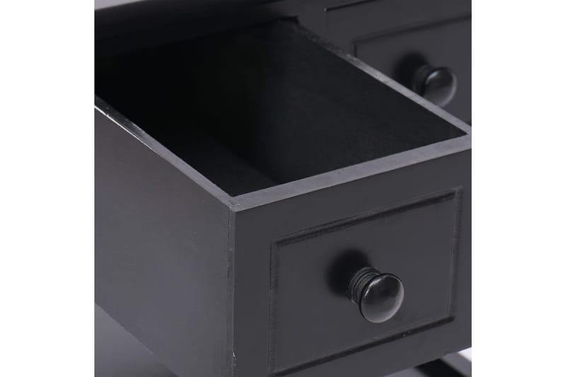 Sidobord svart 40x40x40 cm paulownia - Svart - Bord - Sidobord & lampbord - Brickbord