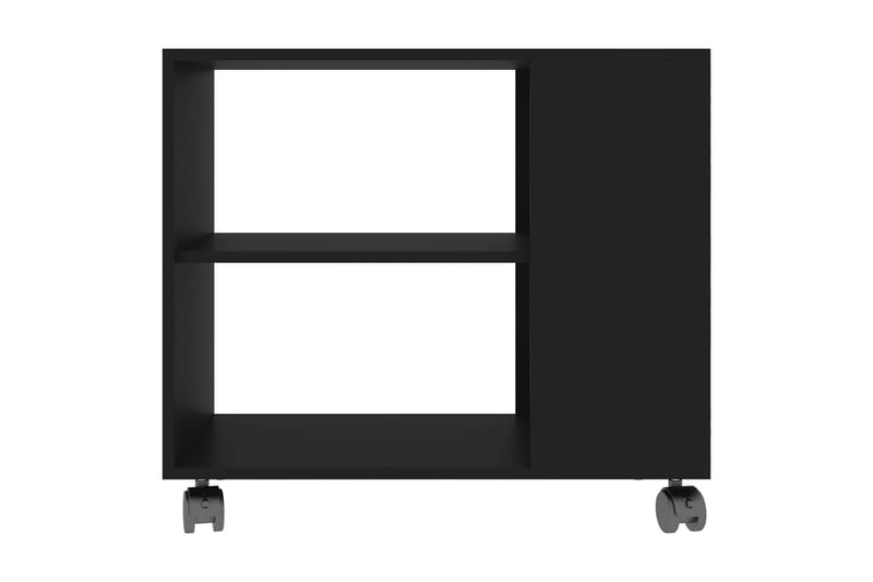 Sidobord svart 70x35x55 cm spånskiva - Svart - Bord - Sidobord & lampbord - Brickbord