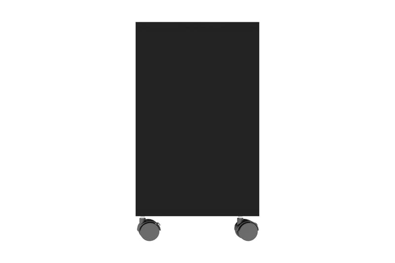 Sidobord svart 70x35x55 cm spånskiva - Svart - Brickbord - Bord - Sidobord & lampbord