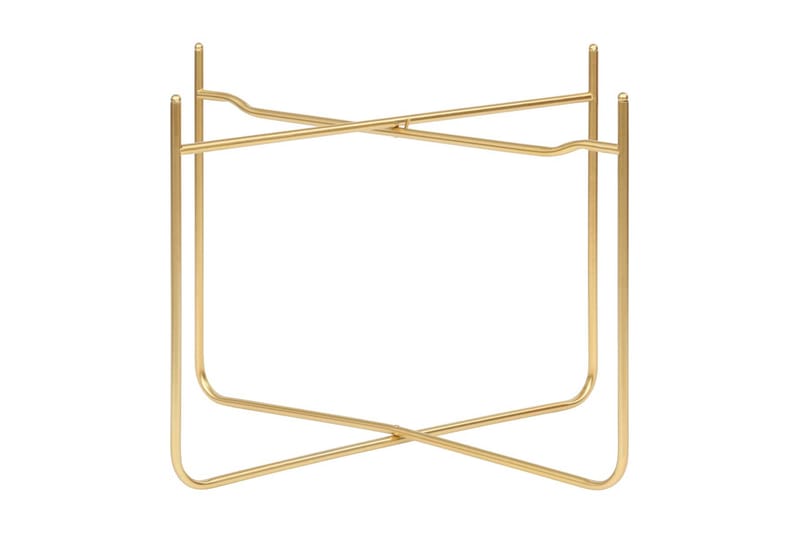 Sidobord svart och guld 38x38x38,5 cm MDF - Svart - Möbler - Vardagsrum - Soffbord & vardagsrumsbord - Sidobord & lampbord
