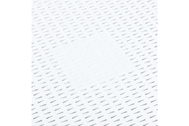 Sidobord vit 54x54x36,5 cm plast - Vit - Möbler - Vardagsrum - Soffbord & vardagsrumsbord - Sidobord & lampbord