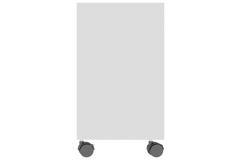Sidobord vit högglans 70x35x55 cm spånskiva - Vit - Brickbord - Bord - Sidobord & lampbord