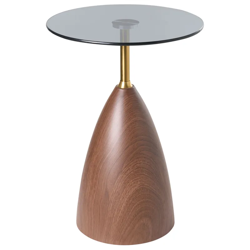 Sidobord Wallis, Brun/Svart